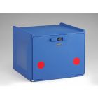 Caja distribución alimentaria Scooter 90 L 560x520x440 mm azul