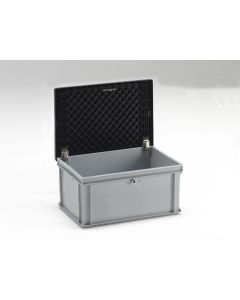 Caja homologación UN 53 L 600x400x295 mm c tapa y cerradura