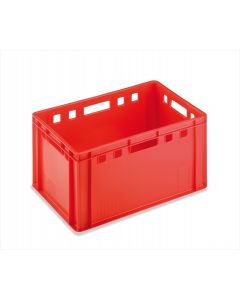 Caja Euronorma para carne E2 apilable 60 L 600x400x300 mm rojo